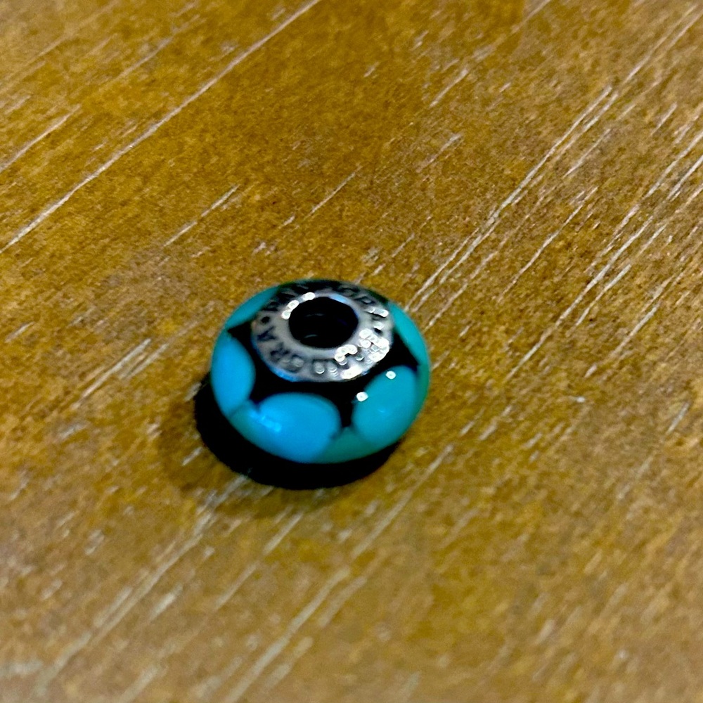 Two distinct Pandora Murano Glass Charms